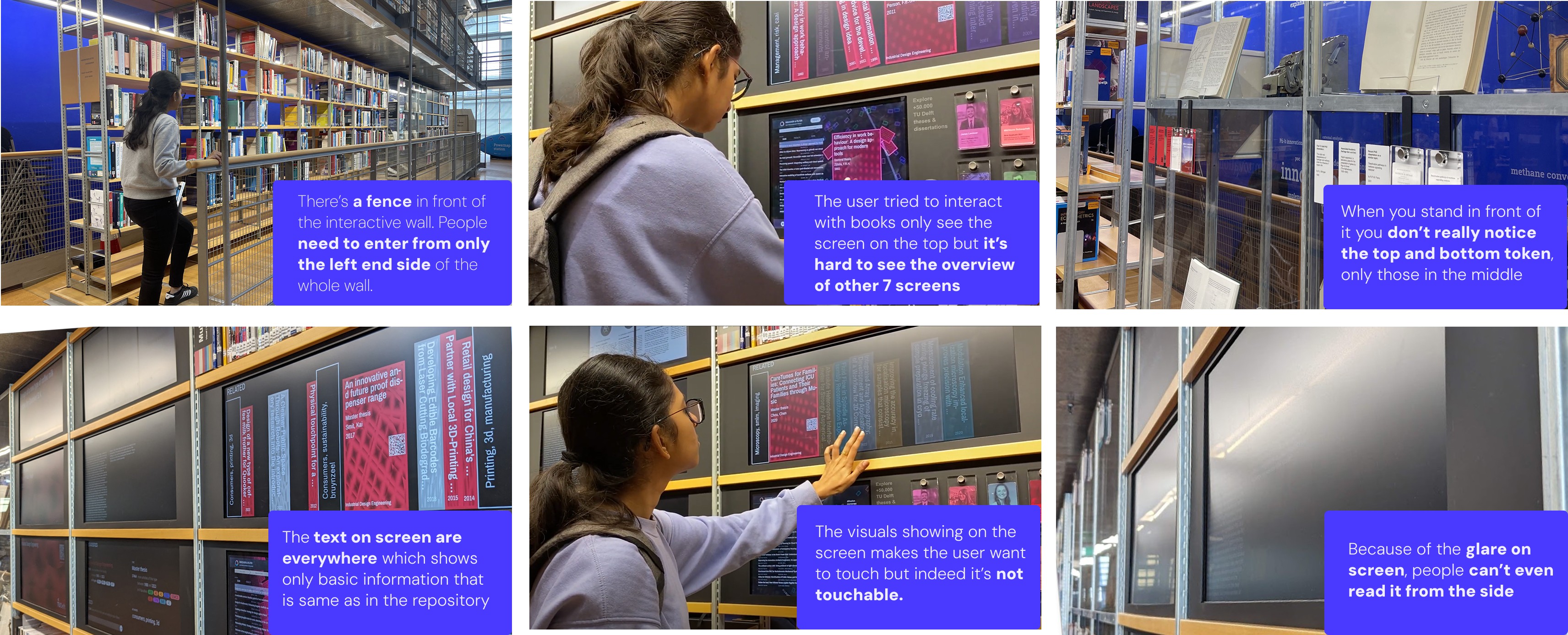 Field research findings from students experiencing the Collection Wall