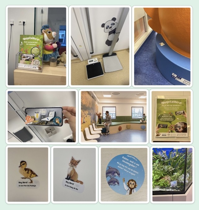 In-field research observations of Hospital Hero in a hospital