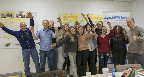 Hospital Hero interview and workshop participants