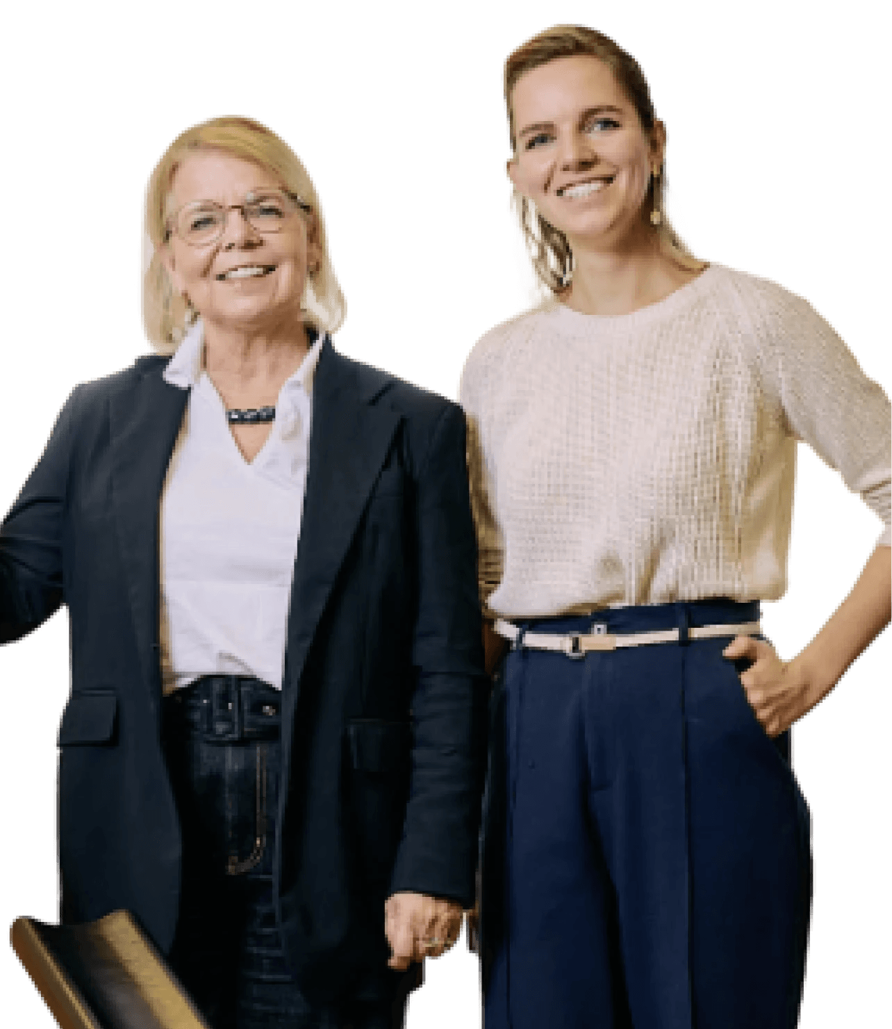 Charlotte Poot and a Hospital Hero colleague