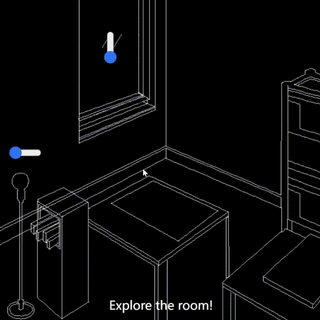 Interact with painting: Explore the room!.